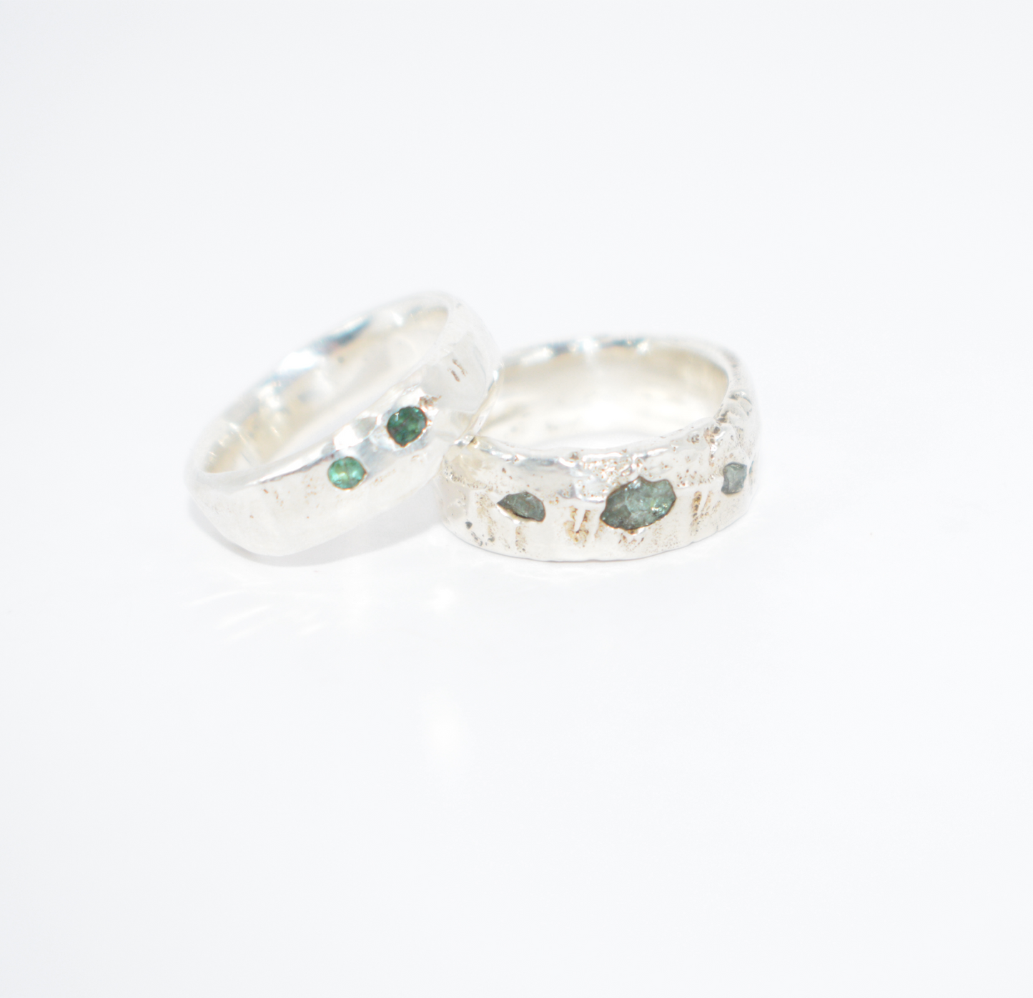 Crag Ring - Emeralds