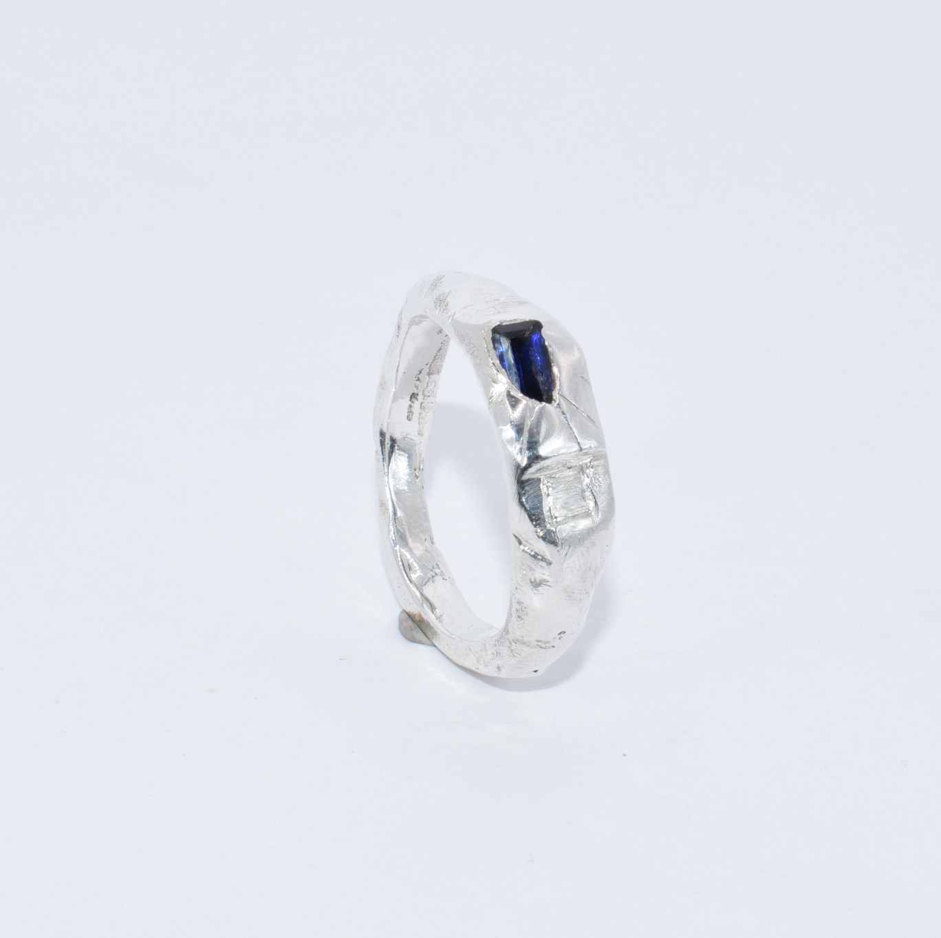 Box Ring - Sapphire