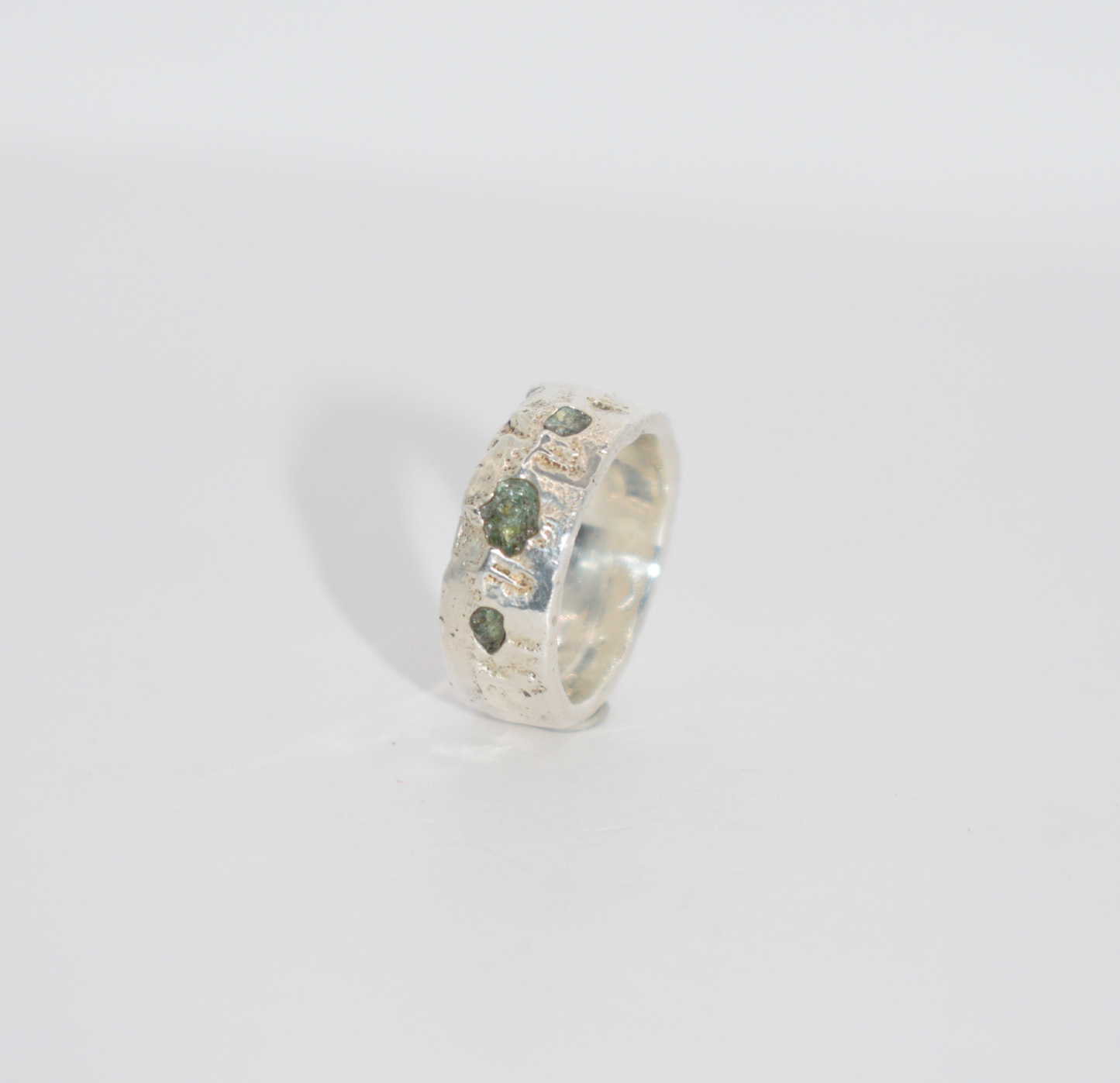 Crag Ring - Emeralds
