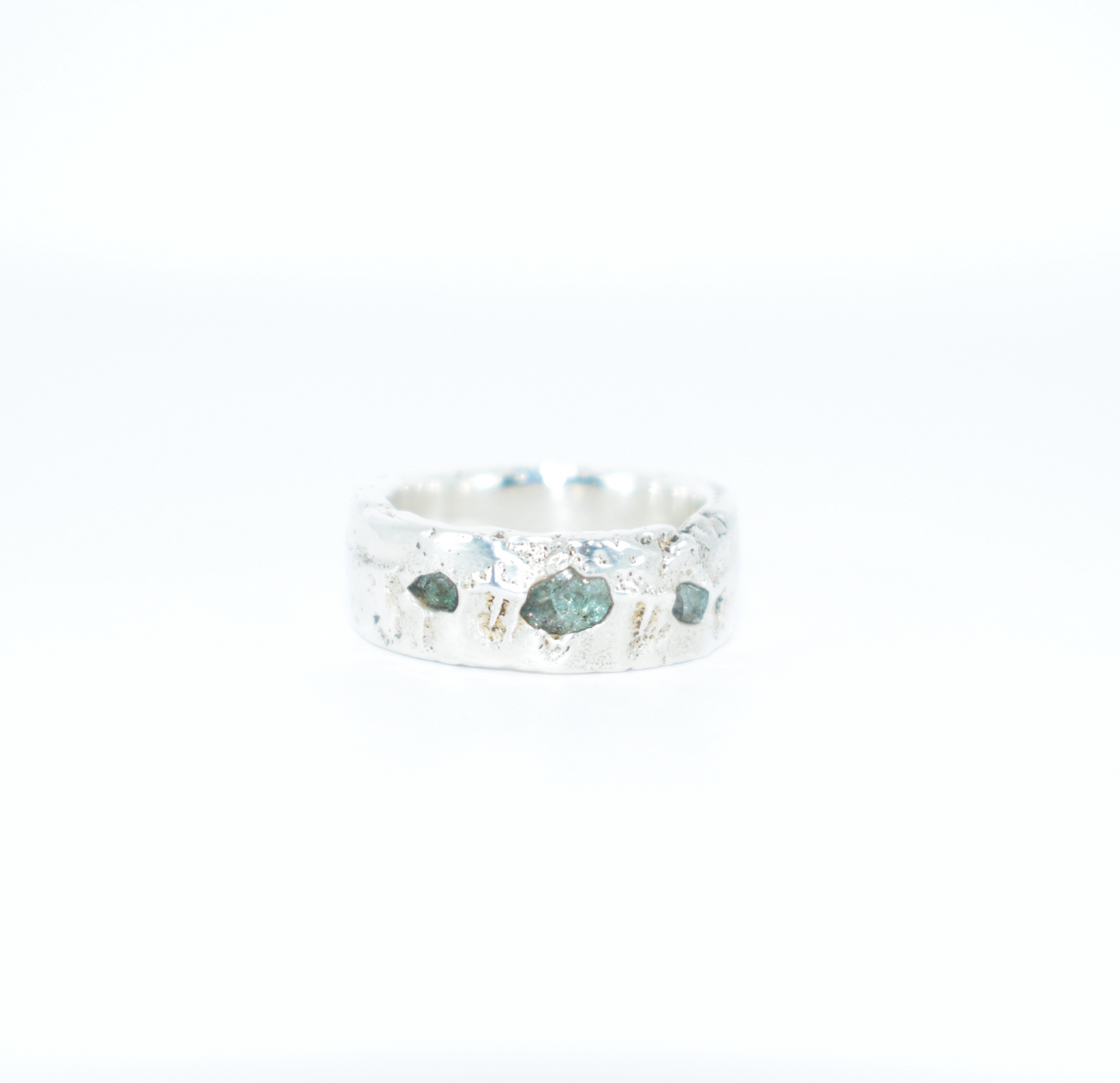 Crag Ring - Emeralds